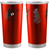 Baltimore Orioles Travel Tumbler 20oz Ultra Orange