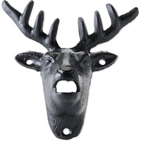 Cast Iron Wall Mounted Deer Bottle Opener by Foster and Rye