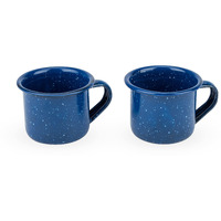 Blue Enamel Shot Glass Set by Foster & Rye