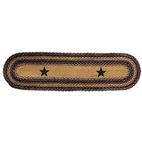 Blackberry Star Oval Runner, 13x48