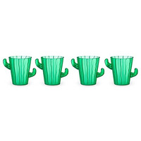 Cactus Shot Glasses, Set of 4 by True Zoo