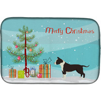 "Caroline's Treasures American Staffordshire Terrier Christmas Tree dish-drying-mats, 14 x 21, Multicolor"