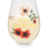 Chaos Coordinator 30 oz Stemless Wine Glass by Blush