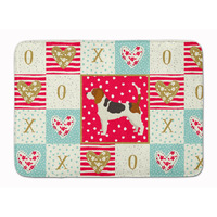 "Caroline's Treasures Beagle Love Machine Washable Memory Foam Mat doormats, Multicolor"