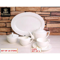 Wilmax WL-555005 Fine Julia High Tea Set - 16 Piece