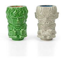 Geeki Tikis Lord Of The Rings Frodo & Gollum Mini Muglets | 2-Ounce Ceramic Mugs