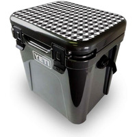 MightySkins YEROA24LID-Houndstooth Skin for Yeti Roadie 24 Hard cooler Lid - Houndstooth