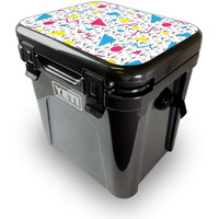 MightySkins YEROA24LID-90s Fun Skin for Yeti Roadie 24 Hard cooler Lid - 90s Fun