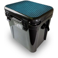 MightySkins YEROA24LID-Blue Strokes Skin for Yeti Roadie 24 Hard cooler Lid - Blue Strokes