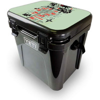 MightySkins YEROA24LID-Twin Peaks Map Skin for Yeti Roadie 24 Hard cooler Lid - Twin Peaks Map