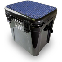 MightySkins YEROA24LID-Blue Bandana Skin for Yeti Roadie 24 Hard cooler Lid - Blue Bandana