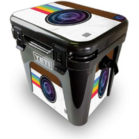 MightySkins YEROAD24-Vintage Polaroid Skin for Yeti Roadie 24 Hard cooler - Vintage Polaroid