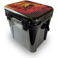 MightySkins YEROA24LID-Bio Skull Skin for Yeti Roadie 24 Hard cooler Lid - Bio Skull