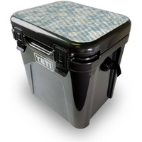 MightySkins YEROA24LID-Blue Seashells Skin for Yeti Roadie 24 Hard cooler Lid - Blue Seashells