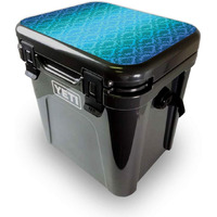 MightySkins YEROA24LID-Blue Vintage Skin for Yeti Roadie 24 Hard cooler Lid - Blue Vintage