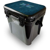 MightySkins YEROA24LID-Vibrant Dragonfly Skin for Yeti Roadie 24 Hard cooler Lid - Vibrant Dragonfly