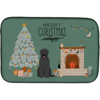 "Caroline's Treasures Black Russian Terrier Christmas Everyone dish-drying-mats, 14 x 21, Multicolor"