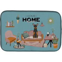 "Caroline's Treasures CK7873DDM Manchester Terrier Sweet Home dish-drying-mats, 14 x 21, Multicolor"