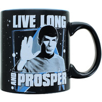 Star Trek Spock Live Long and Prosper 20oz Ceramic Mug