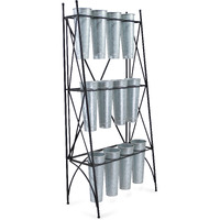 Kora 12 Pot Folding Metal Plant Stand