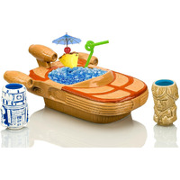 Geeki Tikis Star Wars Landspeeder Punch Bowl with Luke and R2-D2 Mini Muglets