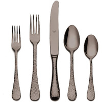 Stainless Steel Place Setting - Epoque Oro Nero - 5 Piece