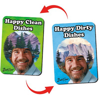 Bob Ross Double Sided Dishwasher Magnet