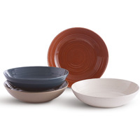 Siterra Painters Palette Mixed S4 Dinner Bowls(D0102H5L546)