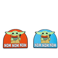 Star Wars: The Mandalorian grogu Nom Nom Nom Magnetic chip clips  Set of 2