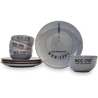 Star Trek: The Original Series Ncc-1701 Series 8-Piece ceramic Dinnerware Set