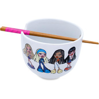 Bratz 20-Ounce ceramic Ramen Bowl and chopstick Set