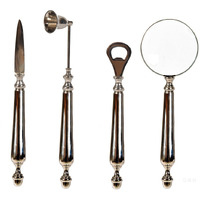 Magnifier, Letter & Bottle Opener & Candle Snuffer - Set of 4