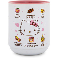 Sanrio Hello Kitty Apple Icons Asian ceramic Tea cup  Holds 9 Ounces