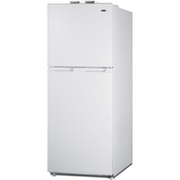 Summit BKRF1087BLHD 24" Wide Break Room Refrigerator-Freezer (Left Hand Door, Black)