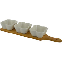 15 x 4 x 2 in. 4-Sided Bowl - 3 Piece