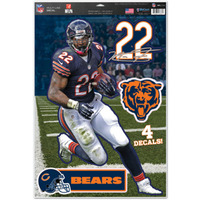 Chicago Bears Decal 11x17 Multi Use Matt Forte Design CO