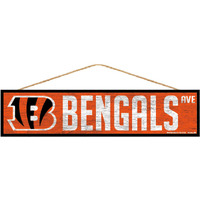 Cincinnati Bengals Sign 4x17 Wood Avenue Design