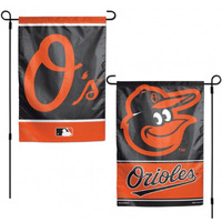 Baltimore Orioles Flag 12x18 Garden Style 2 Sided