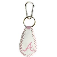 Atlanta Braves Keychain Baseball Pink CO