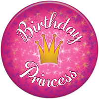 Birthday Princess Button