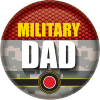 Military Dad Button