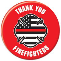 Thank You Firefighters Button