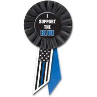 I Support The Blue Rosette