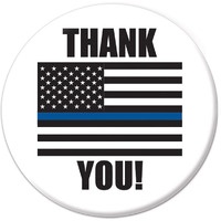 Thank You! Law Enforcement Button