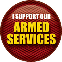 I Support Our Armed Services Button