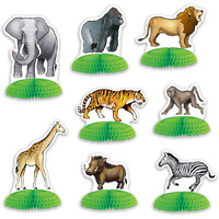 Jungle Safari Animal Mini Centerpieces