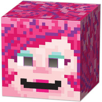 Gamer Girl 8-Bit Box Head