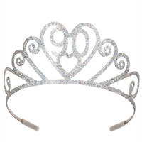 Glittered Metal  90  Tiara