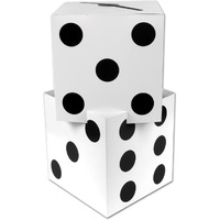 3-D Dice Stacking Centerpiece