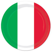 Red, White & Green Plates